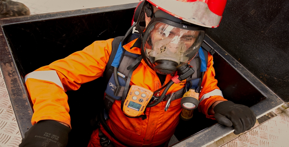 confined space and gas test atmosphere