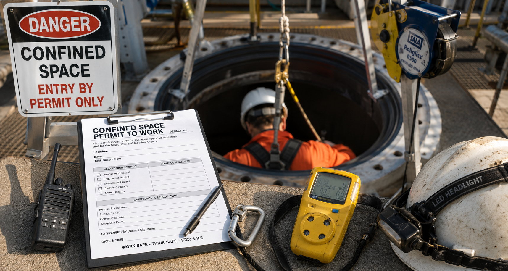 Commercial & MOD Authorised Person Confined Space Training.